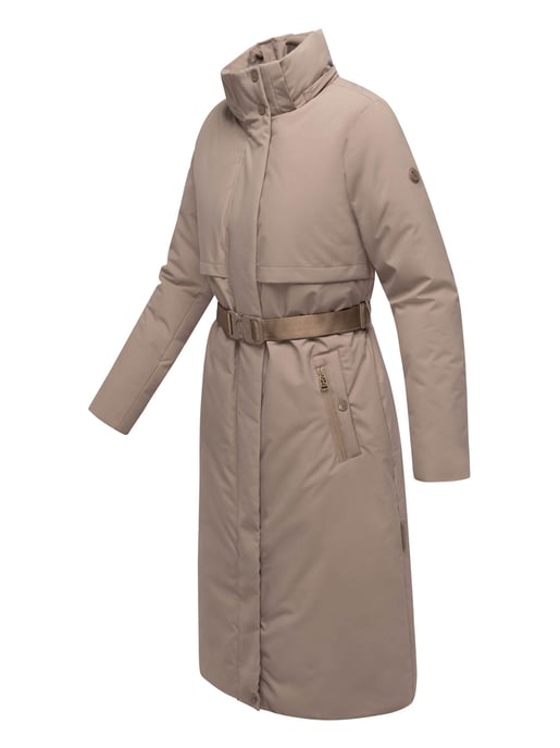 Navahoo Damen Winterparka WALDBUMMLER – wetterfest & stilvoll mit Taillengürtel - Image 3