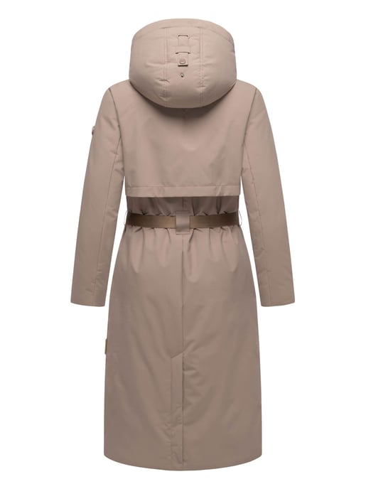 Navahoo Damen Winterparka WALDBUMMLER – wetterfest & stilvoll mit Taillengürtel - Image 4