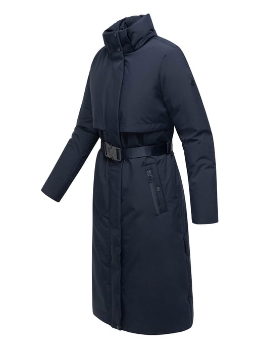 Navahoo Damen Winterparka WALDBUMMLER – wetterfest & stilvoll mit Taillengürtel - Image 3