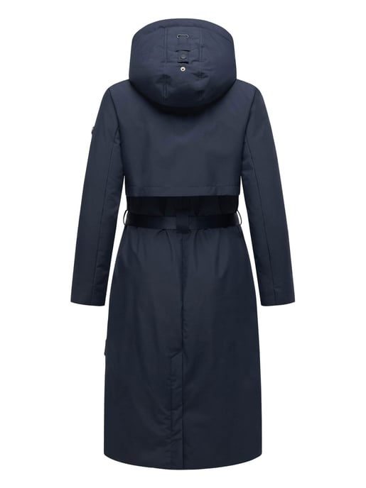 Navahoo Damen Winterparka WALDBUMMLER – wetterfest & stilvoll mit Taillengürtel - Image 4