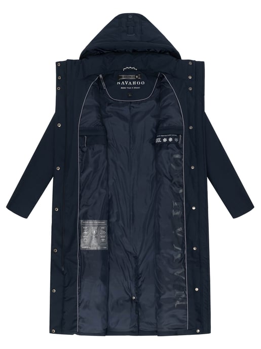 Navahoo Damen Winterparka WALDBUMMLER – wetterfest & stilvoll mit Taillengürtel - Image 5