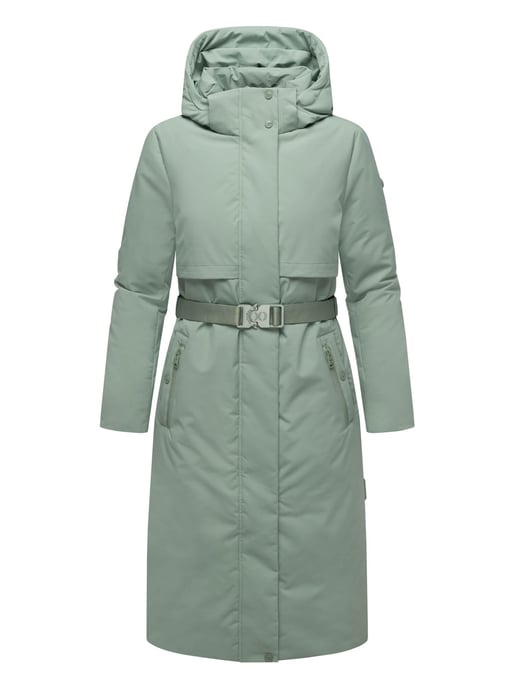 Navahoo Damen Winterparka WALDBUMMLER – wetterfest & stilvoll mit Taillengürtel - Image 2