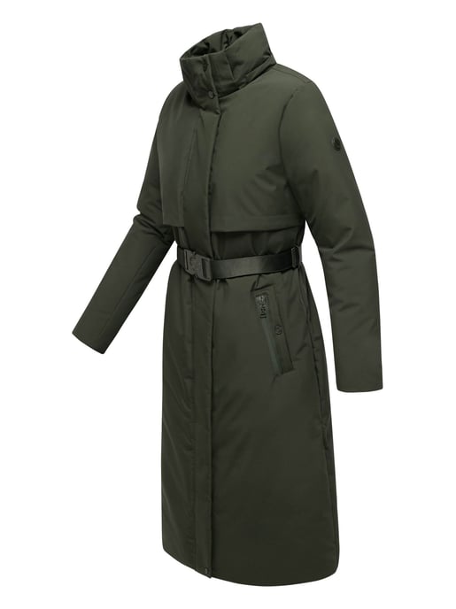 Navahoo Damen Winterparka WALDBUMMLER – wetterfest & stilvoll mit Taillengürtel - Image 3