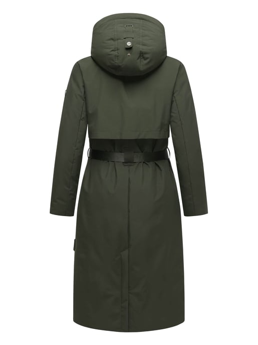 Navahoo Damen Winterparka WALDBUMMLER – wetterfest & stilvoll mit Taillengürtel - Image 4