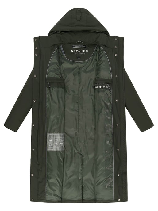 Navahoo Damen Winterparka WALDBUMMLER – wetterfest & stilvoll mit Taillengürtel - Image 5