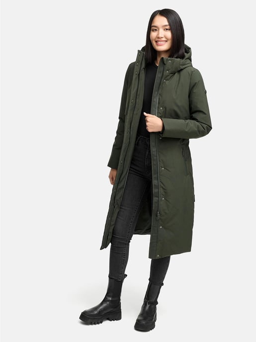 Navahoo Damen Winterparka WALDBUMMLER – wetterfest & stilvoll mit Taillengürtel - Image 6