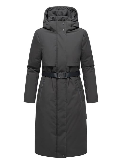 Navahoo Damen Winterparka WALDBUMMLER – wetterfest & stilvoll mit Taillengürtel - Image 2