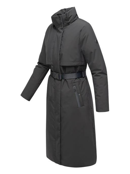Navahoo Damen Winterparka WALDBUMMLER – wetterfest & stilvoll mit Taillengürtel - Image 3