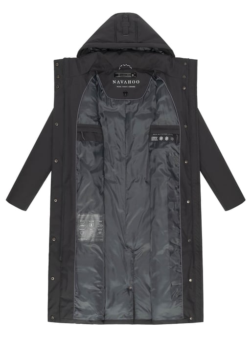 Navahoo Damen Winterparka WALDBUMMLER – wetterfest & stilvoll mit Taillengürtel - Image 5