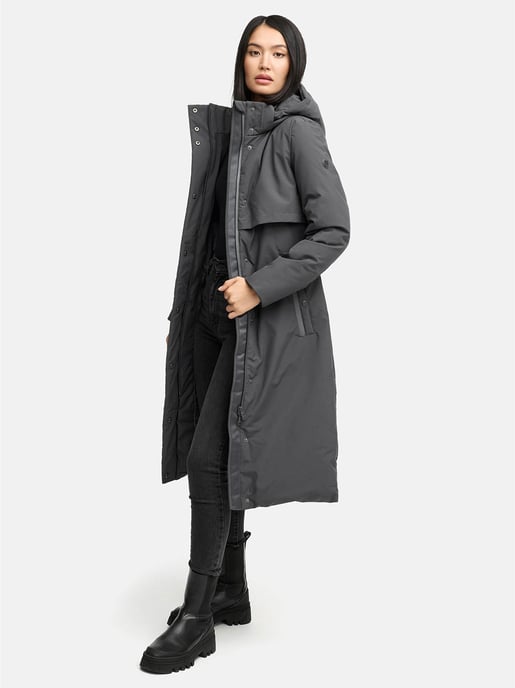 Navahoo Damen Winterparka WALDBUMMLER – wetterfest & stilvoll mit Taillengürtel - Image 6