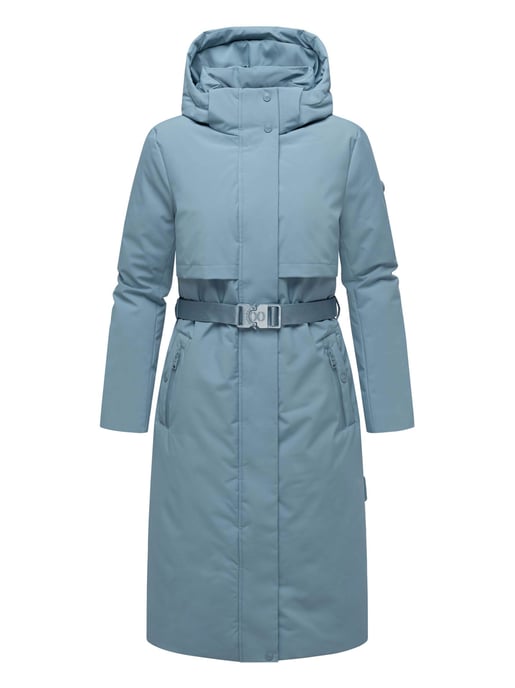 Navahoo Damen Winterparka WALDBUMMLER – wetterfest & stilvoll mit Taillengürtel - Image 2
