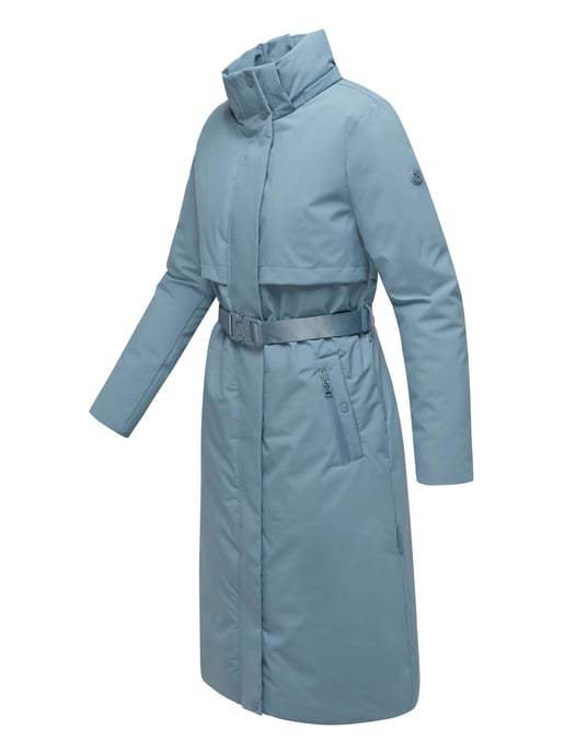 Navahoo Damen Winterparka WALDBUMMLER – wetterfest & stilvoll mit Taillengürtel - Image 3