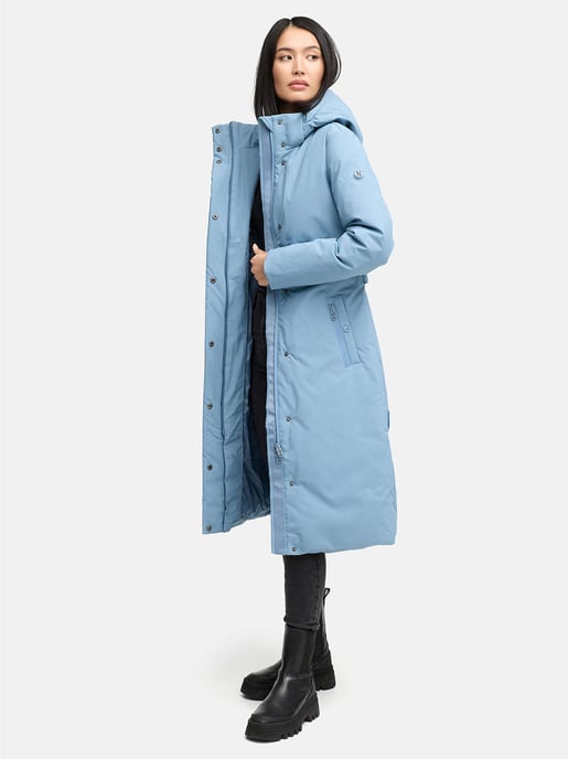 Navahoo Damen Winterparka WALDBUMMLER – wetterfest & stilvoll mit Taillengürtel - Image 6