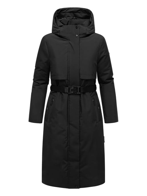 Navahoo Damen Winterparka WALDBUMMLER – wetterfest & stilvoll mit Taillengürtel - Image 2