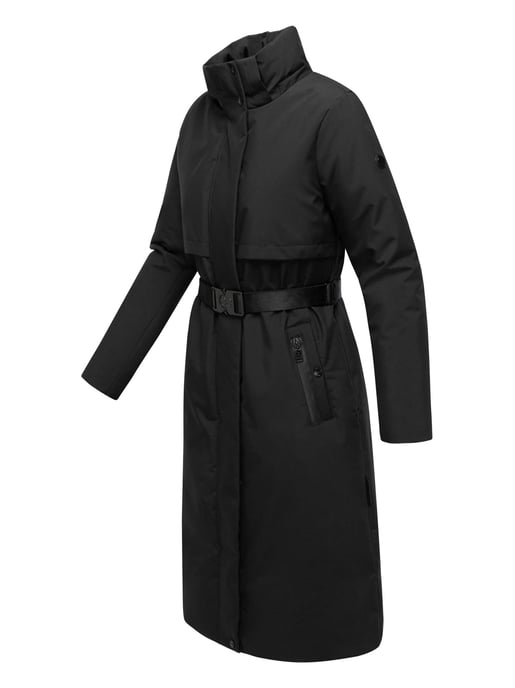Navahoo Damen Winterparka WALDBUMMLER – wetterfest & stilvoll mit Taillengürtel - Image 3