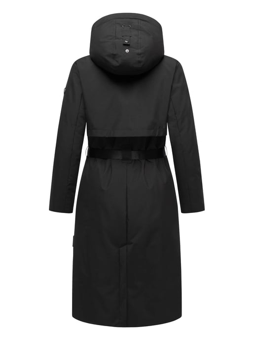 Navahoo Damen Winterparka WALDBUMMLER – wetterfest & stilvoll mit Taillengürtel - Image 4