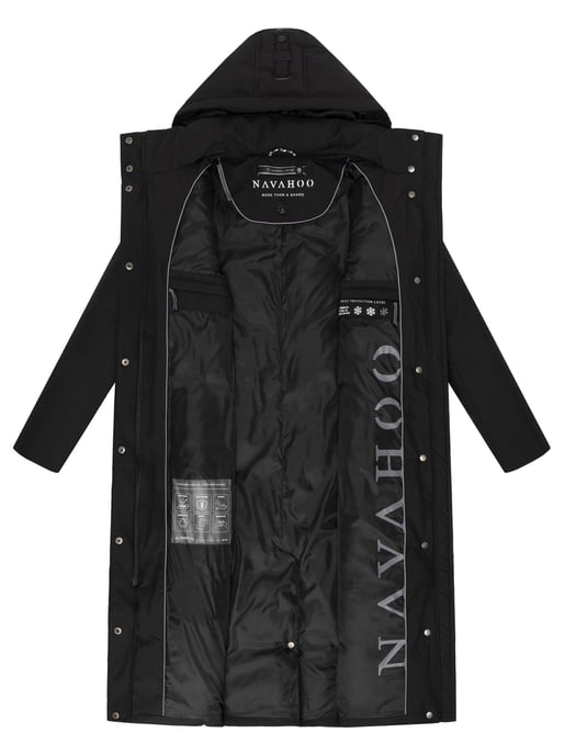 Navahoo Damen Winterparka WALDBUMMLER – wetterfest & stilvoll mit Taillengürtel - Image 5