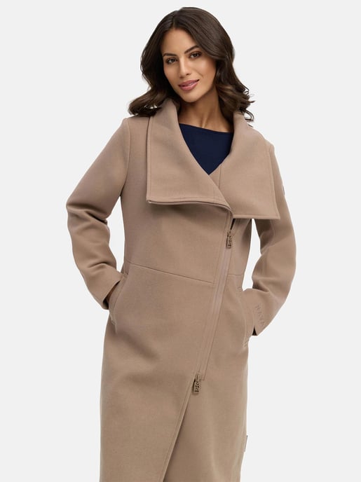Navahoo Samtrose Damen Übergangsmantel mit Stehkragen – elegant & modern - Image 2