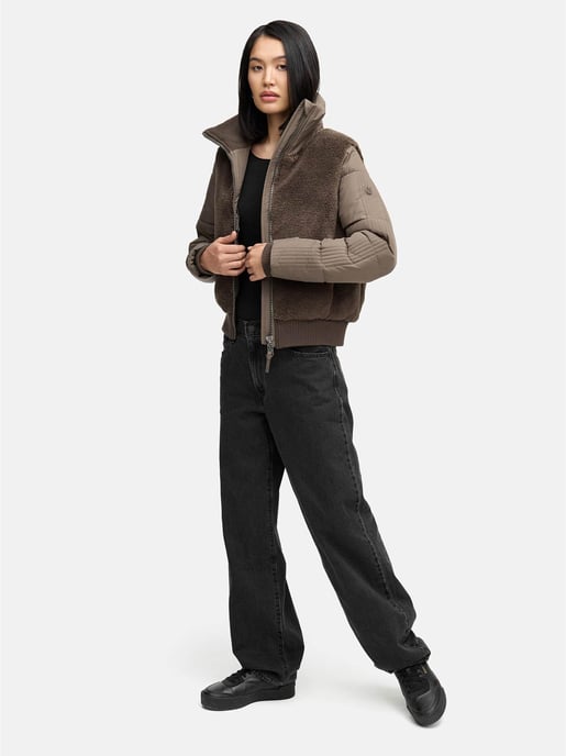 Navahoo Damen Winterjacke TEDDYZONE – trendig, warm & stylisch - Image 1