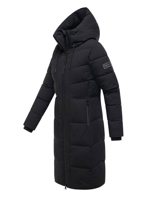 Navahoo Damen Winter Steppmantel SCHOKOKUSS – elegant, warm & funktional - Image 2