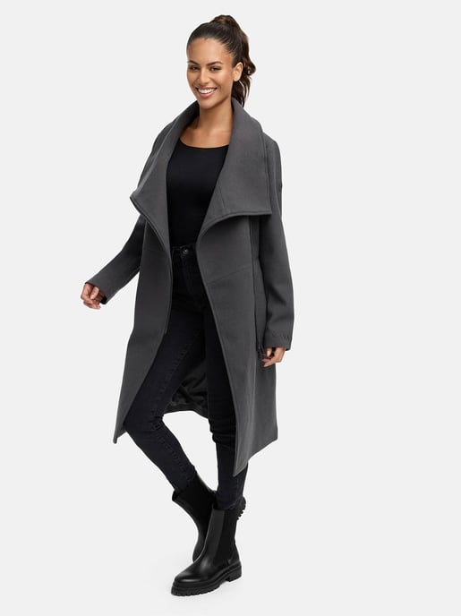 Navahoo Samtrose Damen Übergangsmantel mit Stehkragen – elegant & modern - Image 6