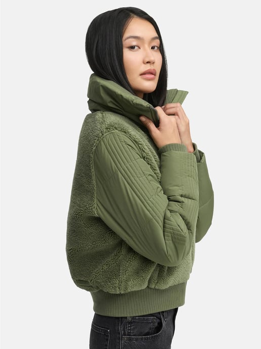 Navahoo Damen Winterjacke TEDDYZONE – trendig, warm & stylisch - Image 1