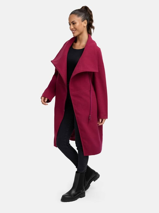 Navahoo Samtrose Damen Übergangsmantel mit Stehkragen – elegant & modern - Image 6