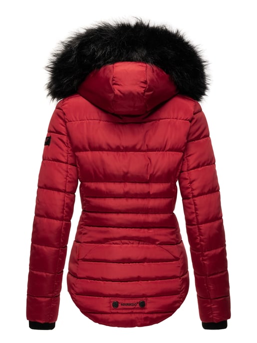 Marikoo Damen Winterjacke Lotusblüte mit Teddy-Innenfutter & Kunstfellkragen - Image 5
