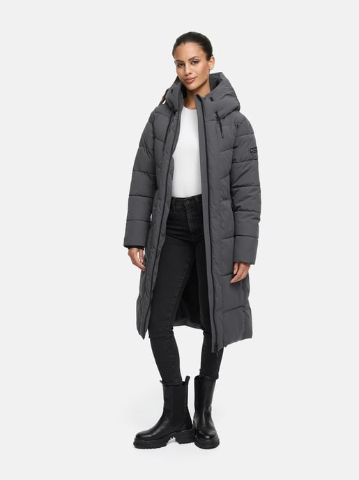 Navahoo Damen Winter Steppmantel SCHOKOKUSS – elegant, warm & funktional - Image 5