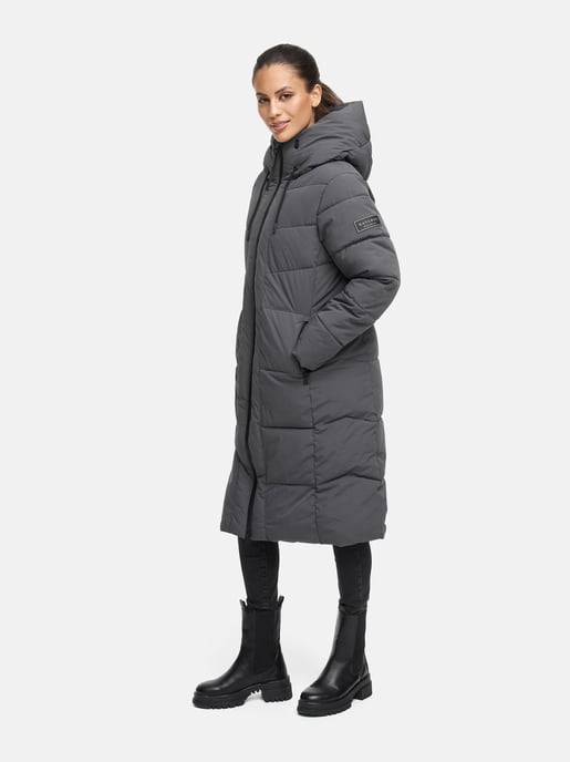 Navahoo Damen Winter Steppmantel SCHOKOKUSS – elegant, warm & funktional - Image 6