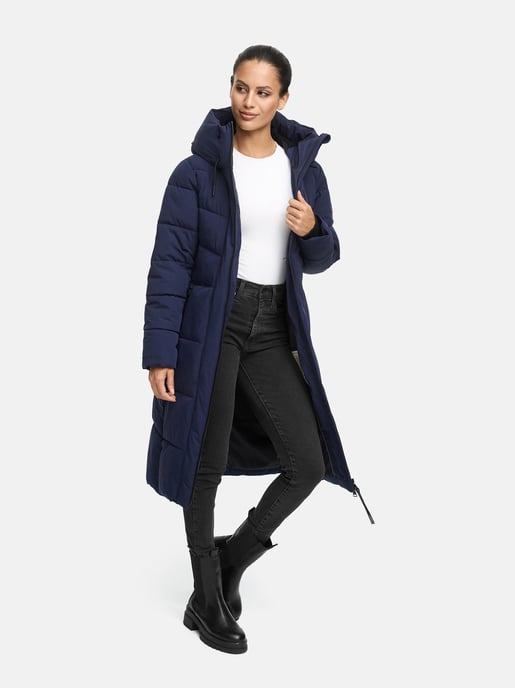 Navahoo Damen Winter Steppmantel SCHOKOKUSS – elegant, warm & funktional - Image 5