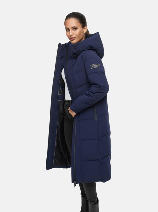Navahoo Damen Winter Steppmantel SCHOKOKUSS – elegant, warm & funktional - Image 6