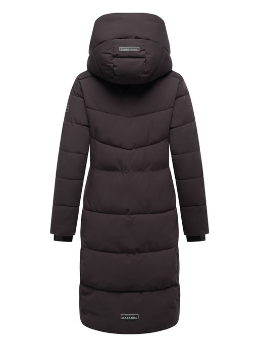 Navahoo Damen Winter Steppmantel SCHOKOKUSS – elegant, warm & funktional - Image 3