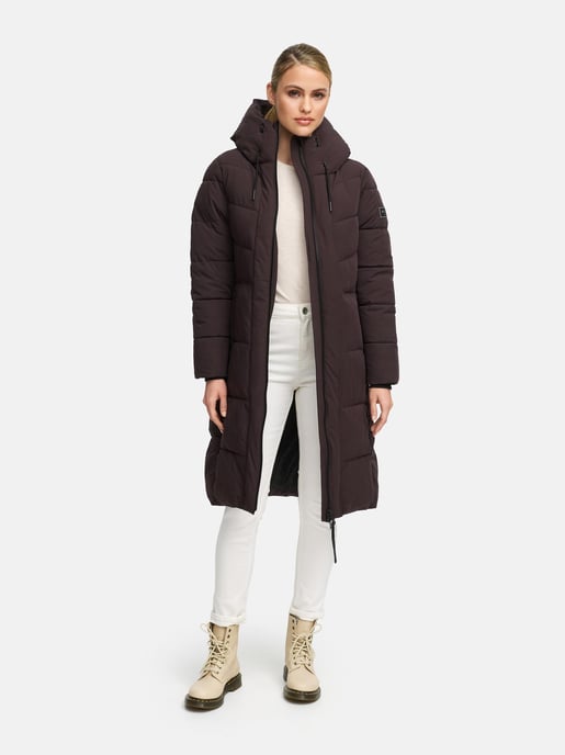 Navahoo Damen Winter Steppmantel SCHOKOKUSS – elegant, warm & funktional - Image 5