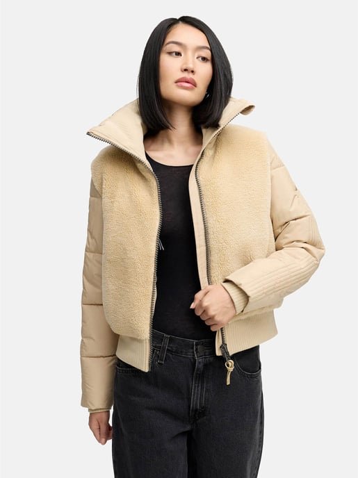 Navahoo Damen Winterjacke TEDDYZONE – trendig, warm & stylisch - Image 1