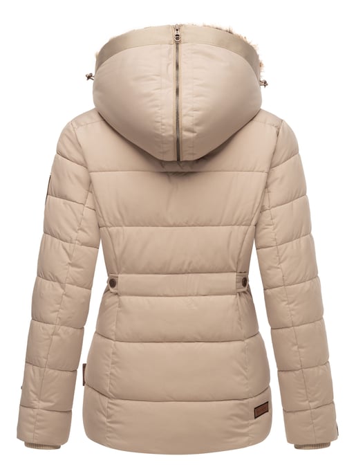 Marikoo Damen Winterjacke Nekoo mit Kunstfellkapuze & Teddy-Innenfutter - Image 4