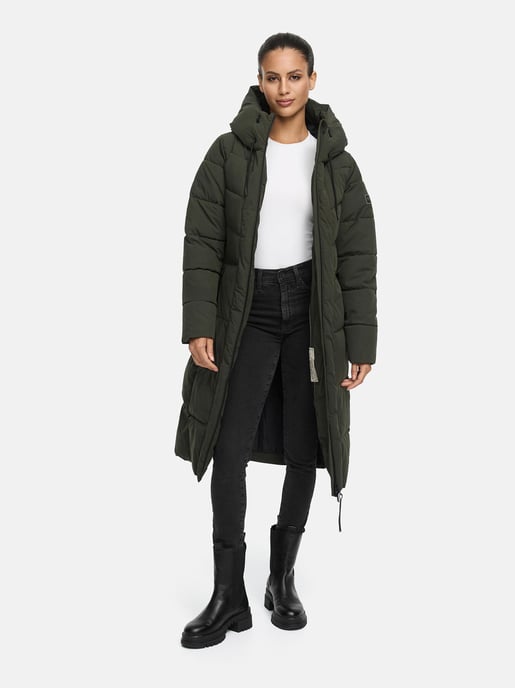 Navahoo Damen Winter Steppmantel SCHOKOKUSS – elegant, warm & funktional - Image 5
