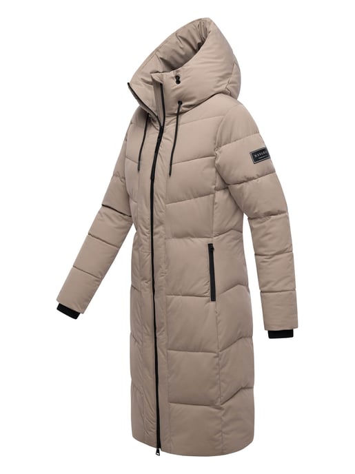 Navahoo Damen Winter Steppmantel SCHOKOKUSS – elegant, warm & funktional - Image 2