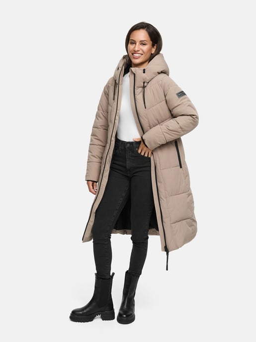Navahoo Damen Winter Steppmantel SCHOKOKUSS – elegant, warm & funktional - Image 5