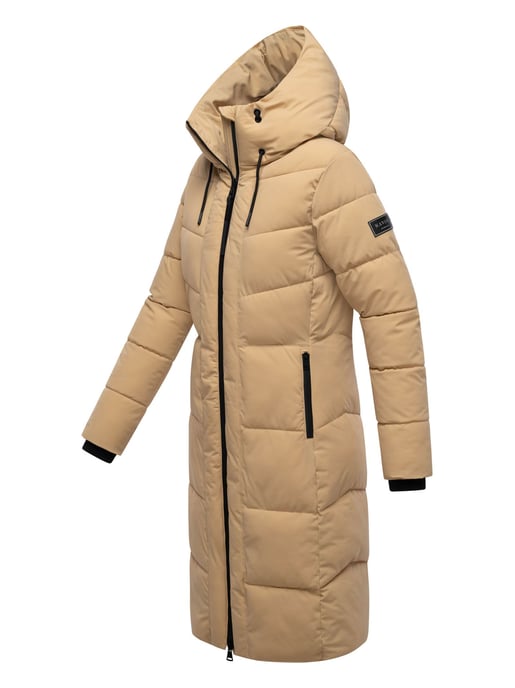 Navahoo Damen Winter Steppmantel SCHOKOKUSS – elegant, warm & funktional - Image 2