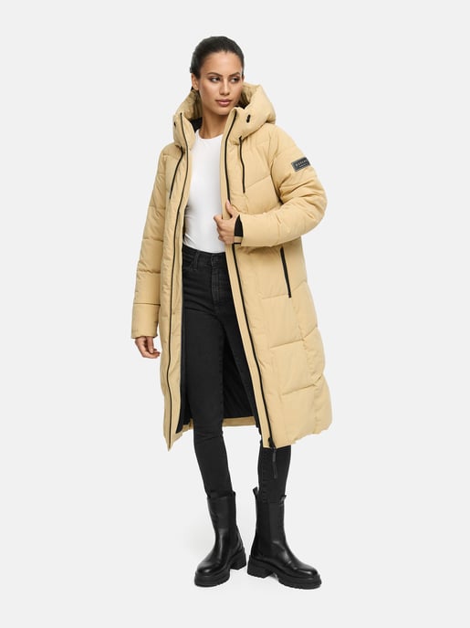 Navahoo Damen Winter Steppmantel SCHOKOKUSS – elegant, warm & funktional - Image 5