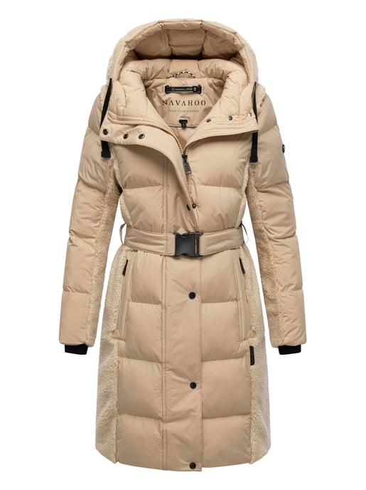 Navahoo Damen Wintermantel Funkelteddy – stilvoll, warm & modern - Image 1