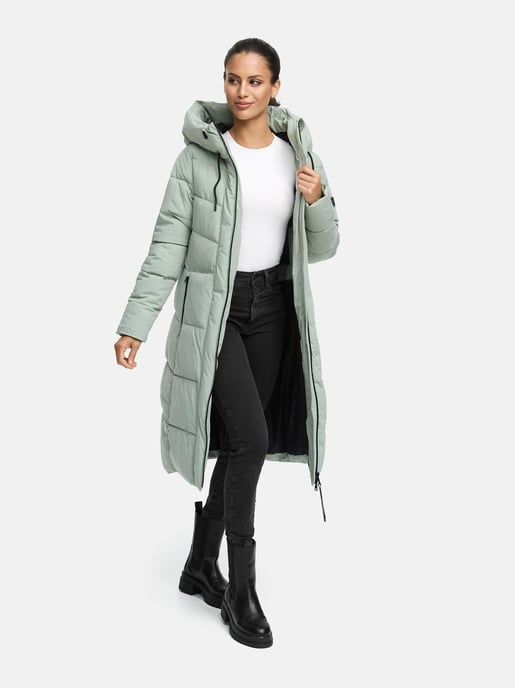 Navahoo Damen Winter Steppmantel SCHOKOKUSS – elegant, warm & funktional - Image 5