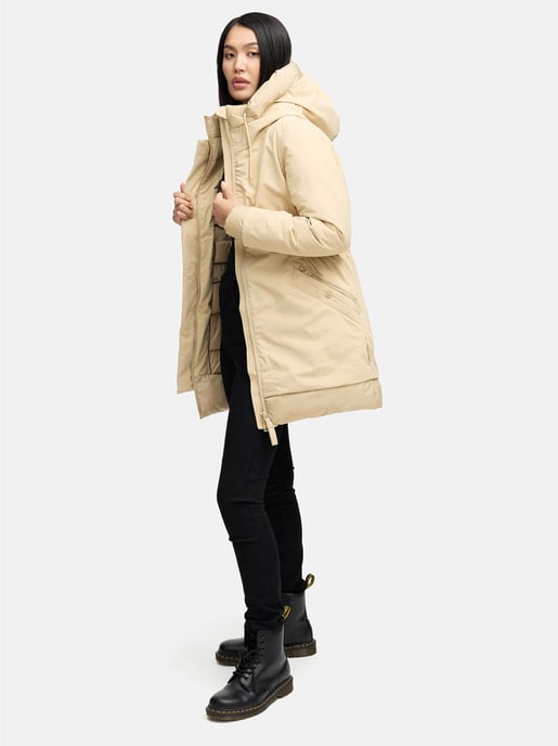 Navahoo Damen Winterparka WINTERPRINZESSIN mit Kapuze & femininer Passform - Image 2