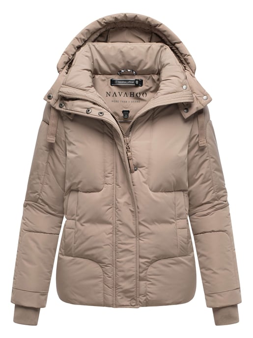 Navahoo Damen Steppjacke Zauberlicht mit Fleecefutter & Kapuze - Image 1