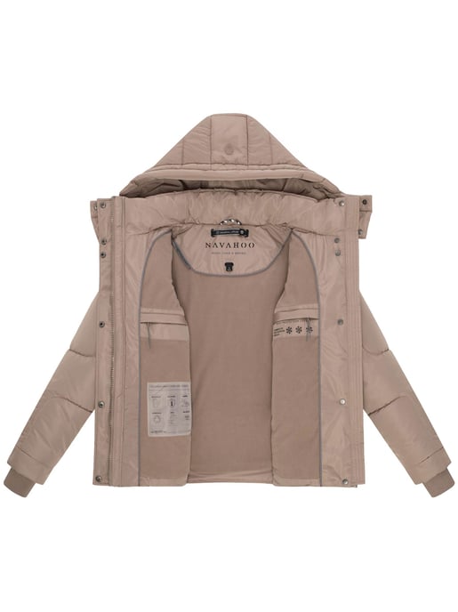 Navahoo Damen Steppjacke Zauberlicht mit Fleecefutter & Kapuze - Image 4