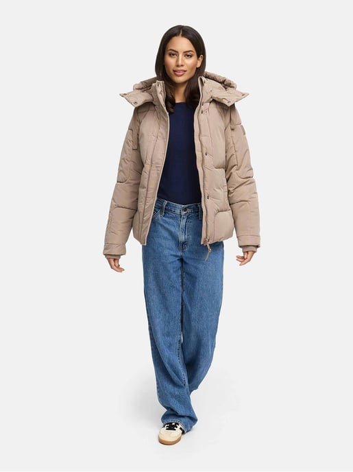 Navahoo Damen Steppjacke Zauberlicht mit Fleecefutter & Kapuze - Image 5