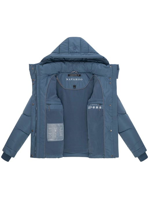 Navahoo Damen Steppjacke Zauberlicht mit Fleecefutter & Kapuze - Image 4