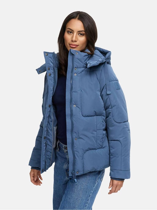 Navahoo Damen Steppjacke Zauberlicht mit Fleecefutter & Kapuze - Image 5