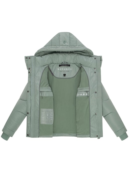 Navahoo Damen Steppjacke Zauberlicht mit Fleecefutter & Kapuze - Image 4